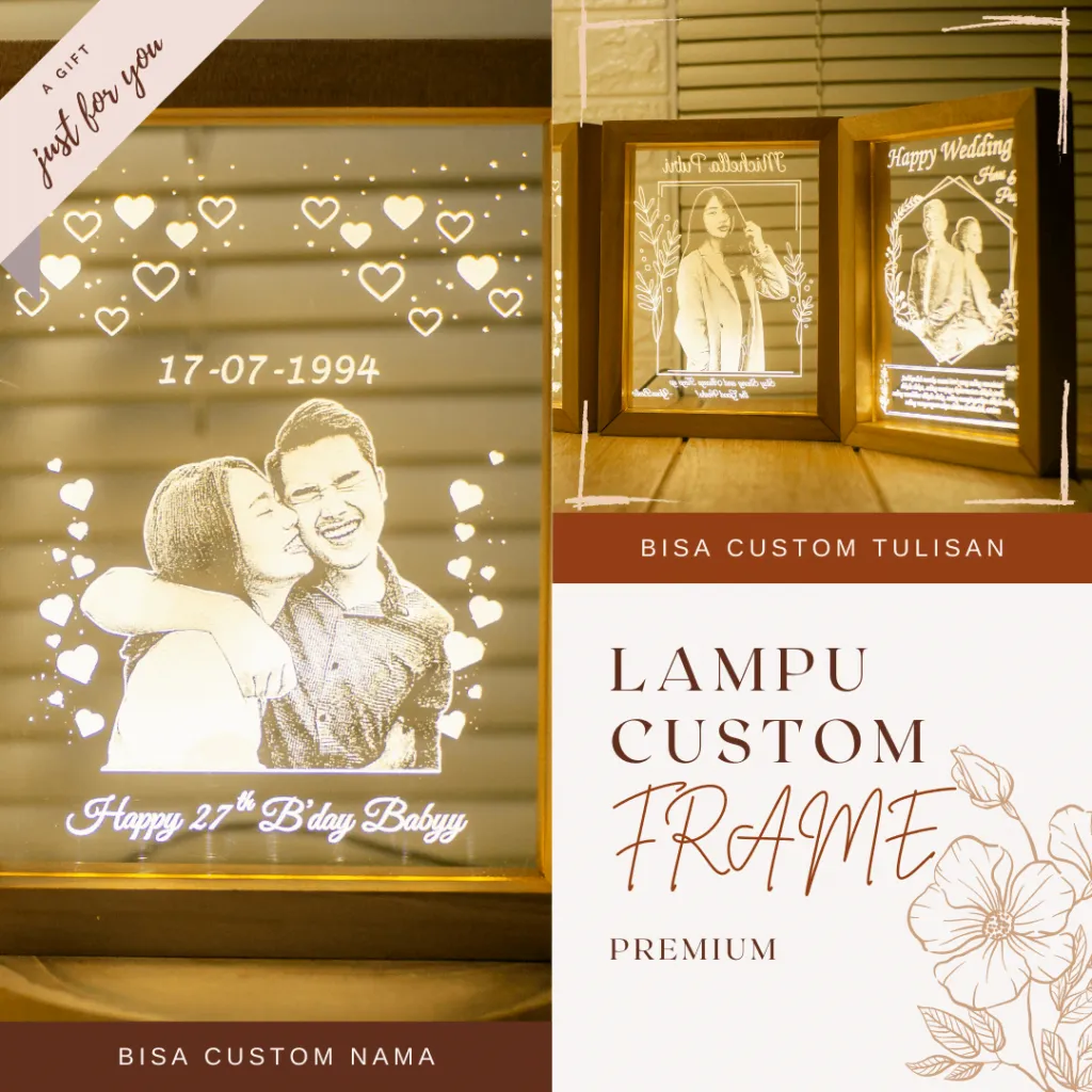 Lampu Custom Frame